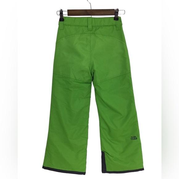 Arctix Snow Pants Youth Small 8 Lime Green Thermatech Insulation Zip Pockets NWT - Picture 2 of 4